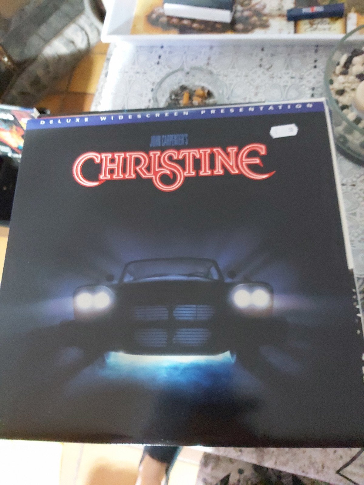 verpakking van 262 laserdiscs, Cd's en Dvd's, Ophalen
