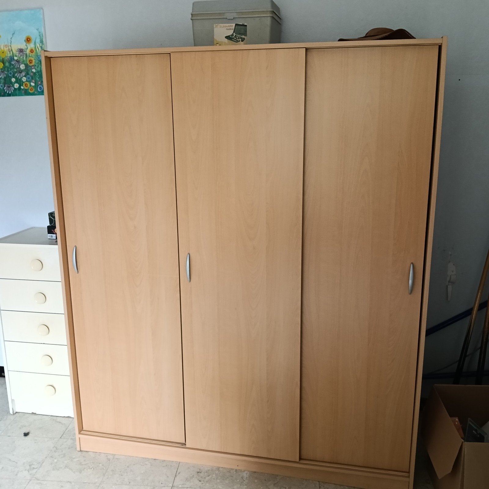 Kleerkast 3 schuifdeuren, Huis en Inrichting, Kasten | Kleerkasten, Ophalen