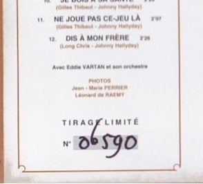 Johnny«Les objets de JH»Souvenirs.40€+cadeau CD Tirage Limi, Enlèvement ou Envoi, Comme neuf