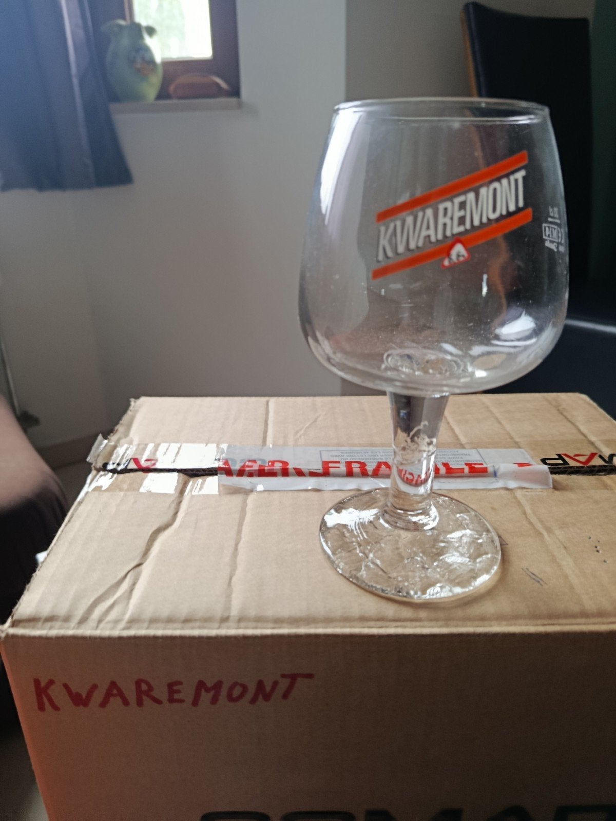 6  verres Kwaremont, Collections, Enlèvement