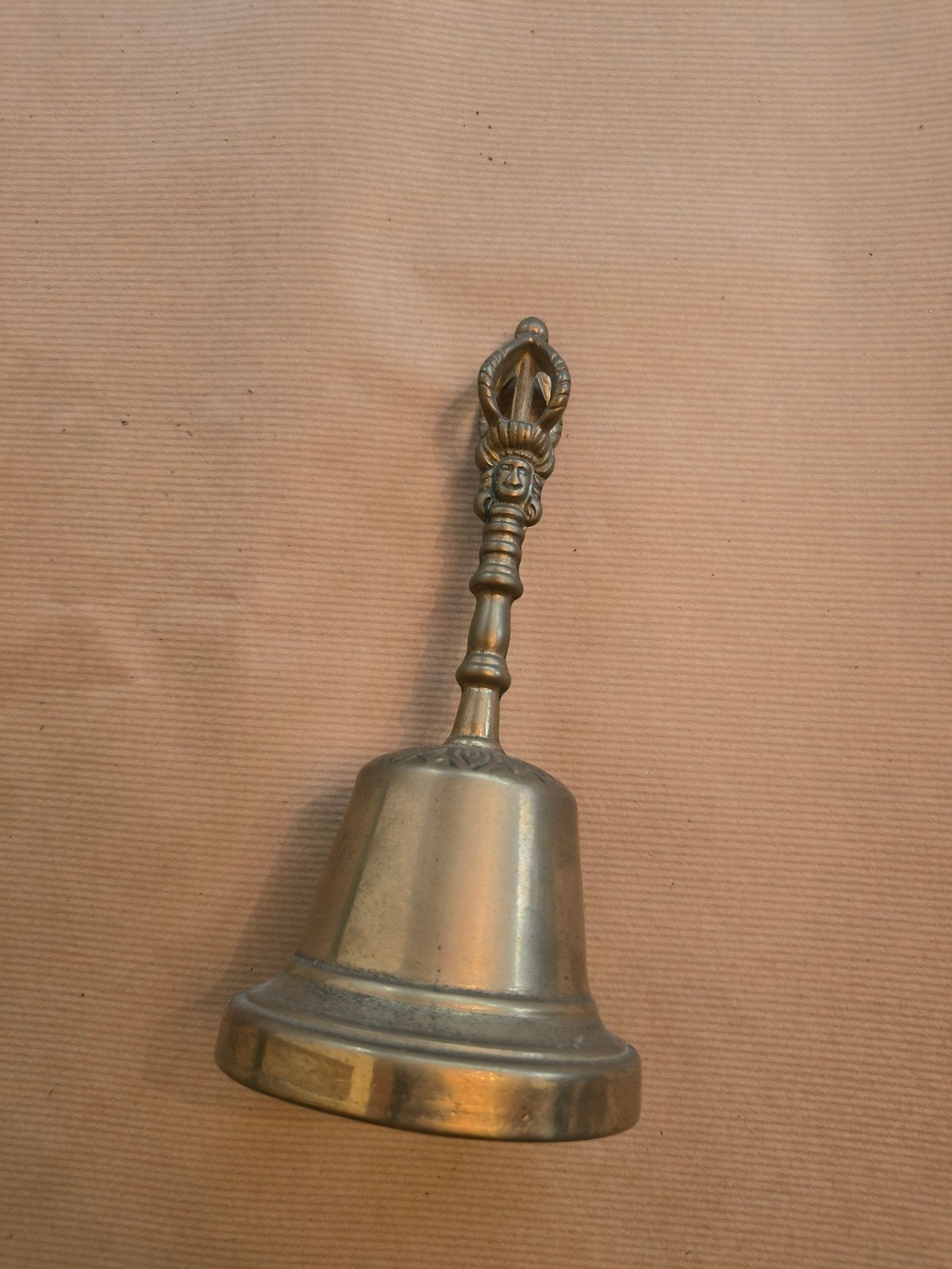 Tibetische rituele Ghanta handbel (messing), Ophalen of Verzenden