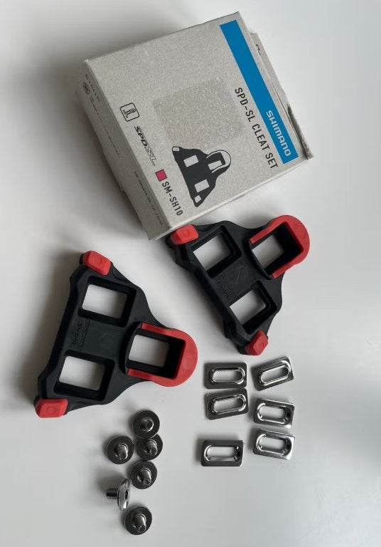 Shimano SPD-SL Schoenplaatjes Rood SM-SH10, Neuf, High Tech Campus 92, 5656 AG, Eindhoven, Enlèvement ou Envoi, Autres types