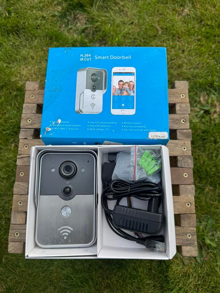 Deurbel met camera, Ophalen, Zo goed als nieuw