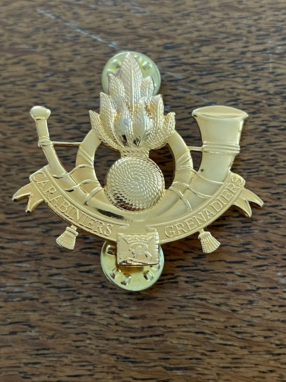 Béret doré avec emblème des carabiniers et grenadiers, Collections, Objets militaires | Général, Enlèvement ou Envoi, Armée de terre