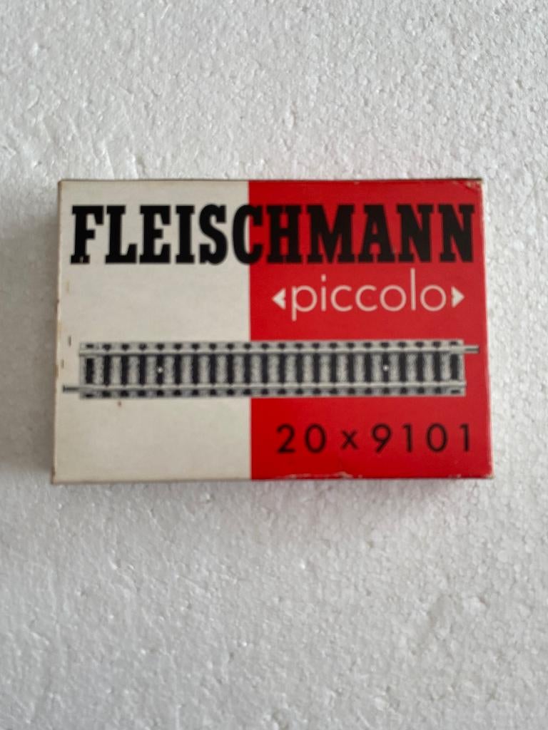FLEISCHMANN PICCOLO 9101 - RECHTE RAILS VAN 111 mm, Hobby en Vrije tijd, Modeltreinen | N-Spoor, Gelijkstroom, Verzenden, Fleischmann
