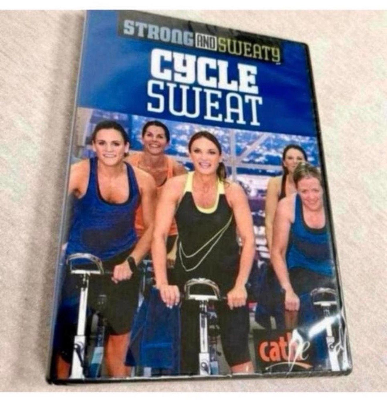 Cathe Friedrich Strong and Sweaty - Home Trainer fiets dvd, Enlèvement ou Envoi, Neuf, dans son emballage, Entraînement