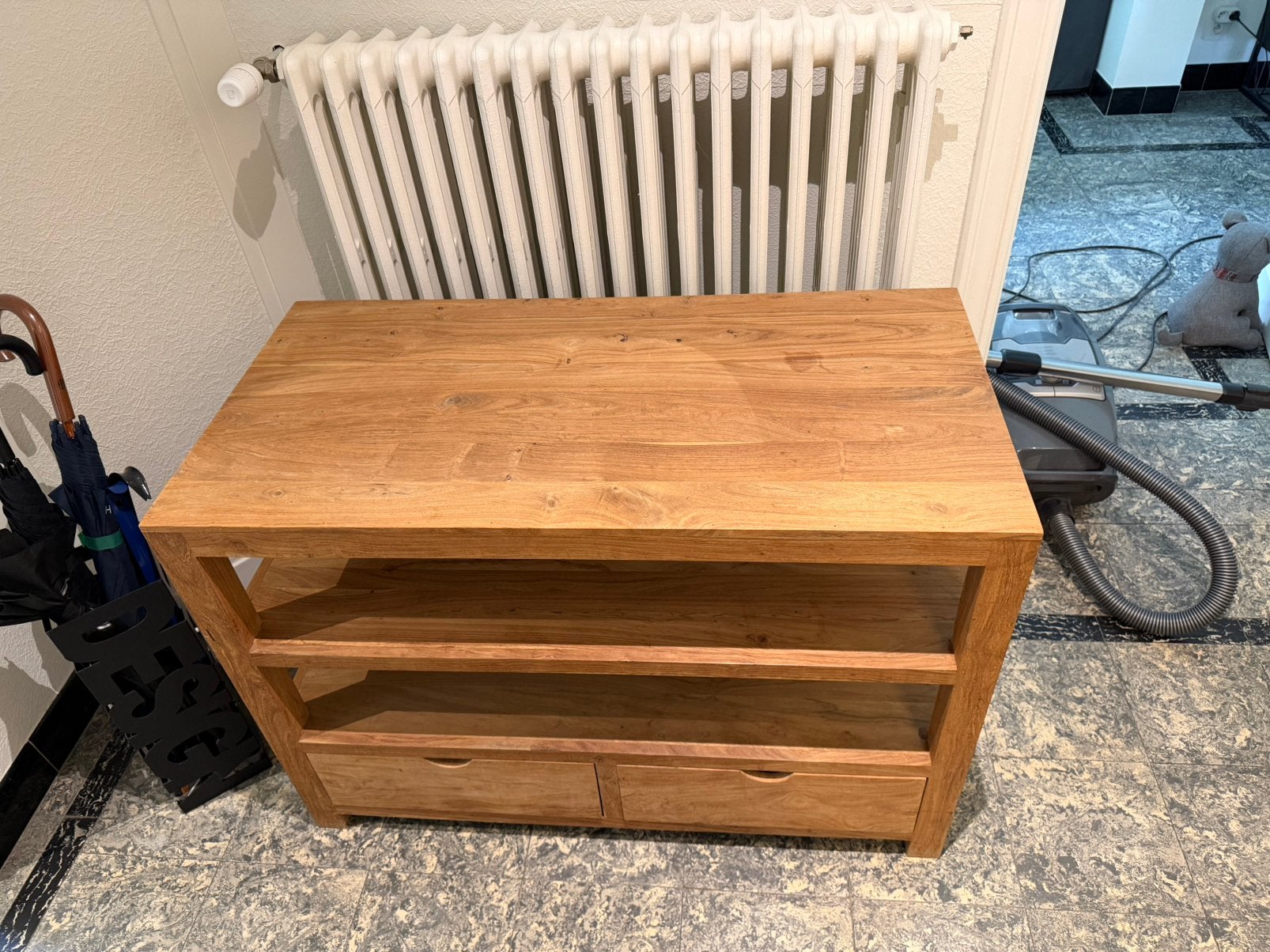 Decoratief Opbermeubel in Teak, Huis en Inrichting, Ophalen, Zo goed als nieuw