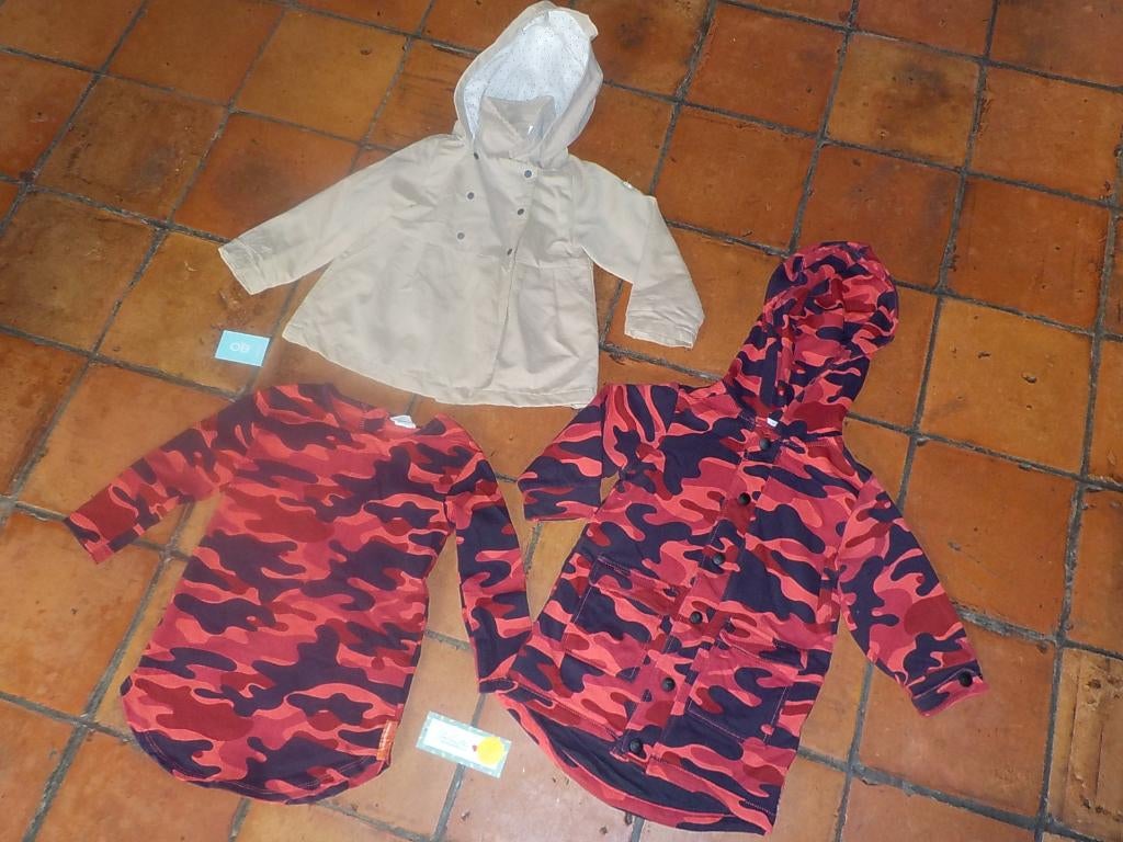 Prachtige merk baby jasjes en jurk maat 86 / 92, Meisje, Ophalen of Verzenden, Zo goed als nieuw, Obaibi