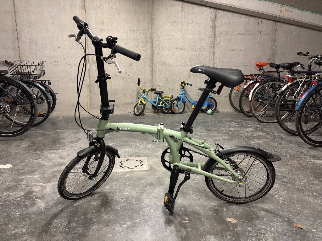 Vélo pliable Beixo Crosstown - sans chaîne, vert menthe, Autres marques, Vitesses, Frein sur jante, Comme neuf