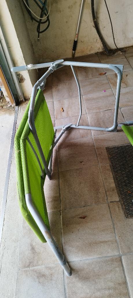 Ligzetel, Tuin en Terras, Ligbedden, Ophalen, Gebruikt, Textileen