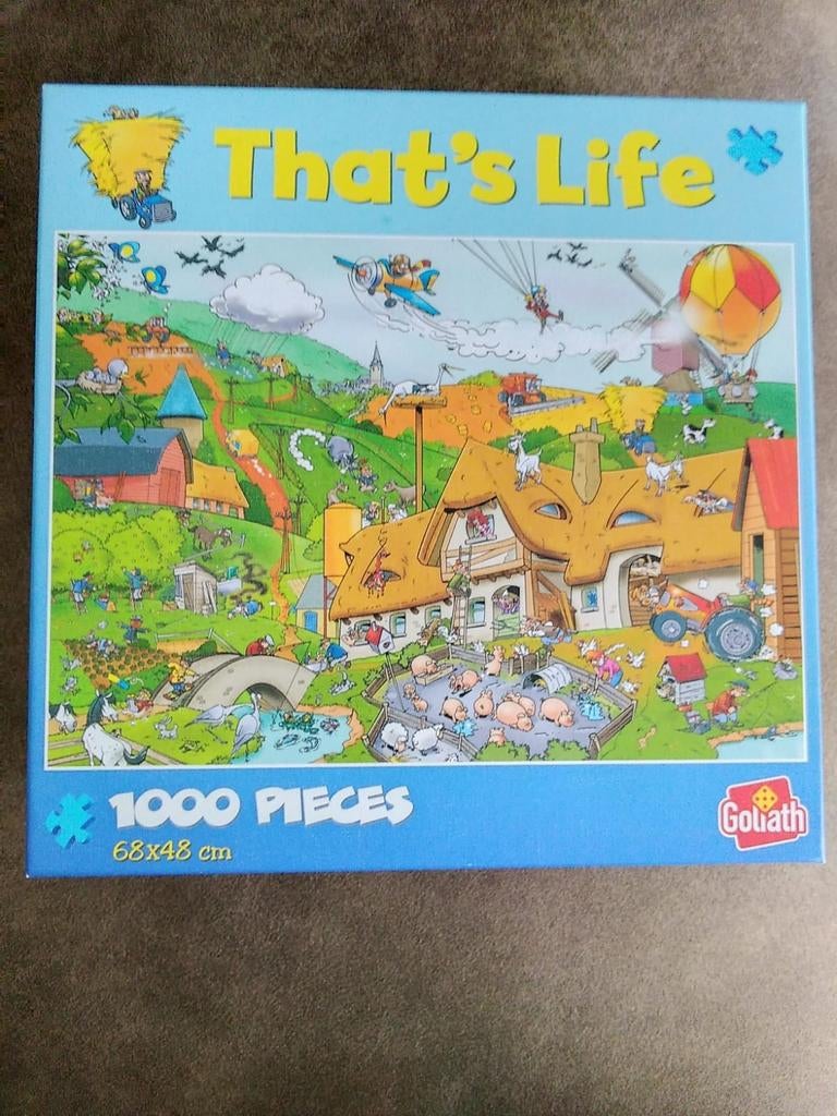 Puzzel That's Life - De boerderij, Enlèvement, 500 à 1500 pièces, Comme neuf, Puzzle