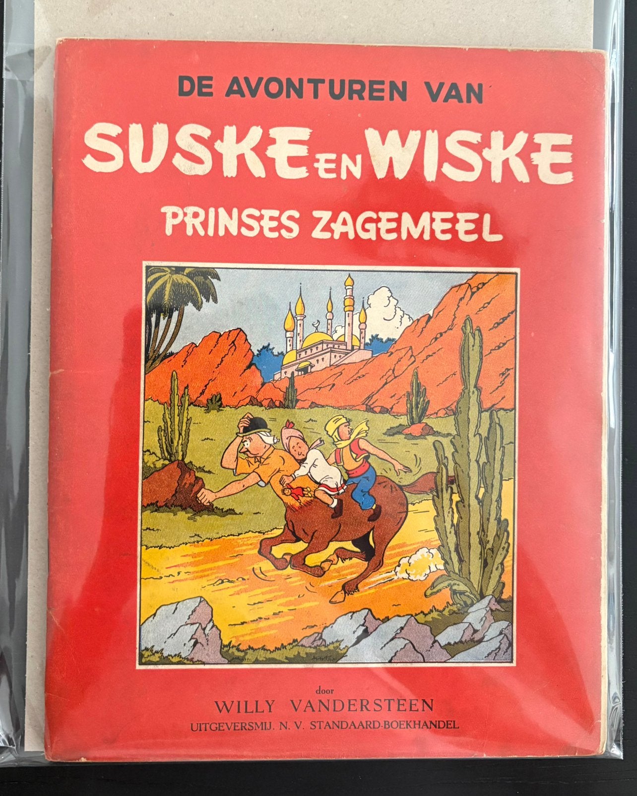 Suske en Wiske Rode Reeks Vlaams 5 Prinses Zagemeel, Boeken, Verzenden, Gelezen