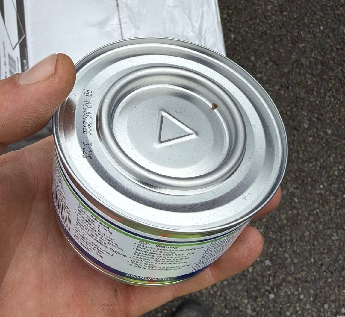 Pate combustible professionnelle chauffe plat, Diversen, Overige Diversen, Ophalen, Zo goed als nieuw