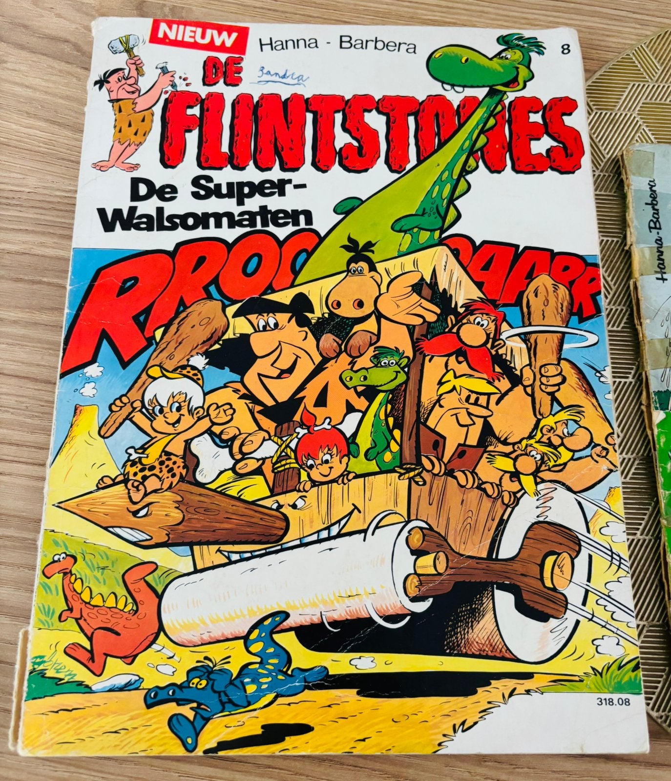 2 vintage Stripboeken de Flintstones, Plusieurs BD, Enlèvement ou Envoi, Utilisé
