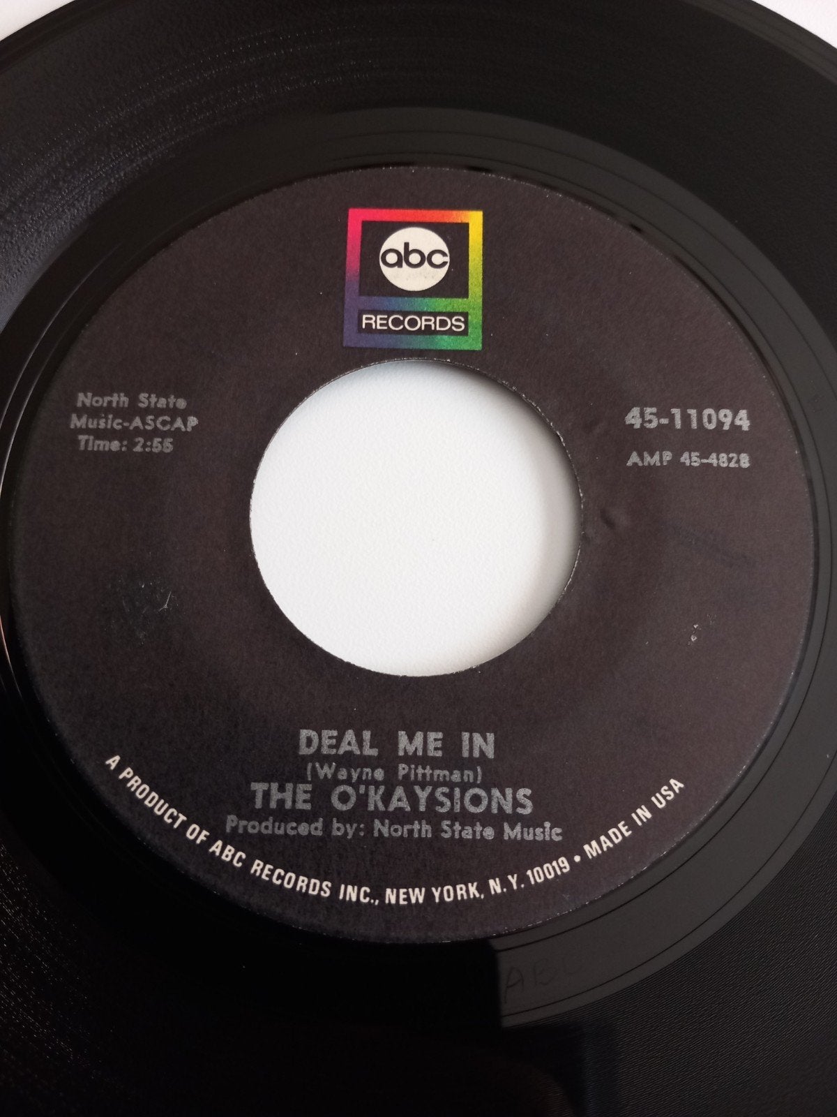THE O'KAYSIONS. DEAL ME IN. SOUL 1968 USA 45T, Ophalen of Verzenden