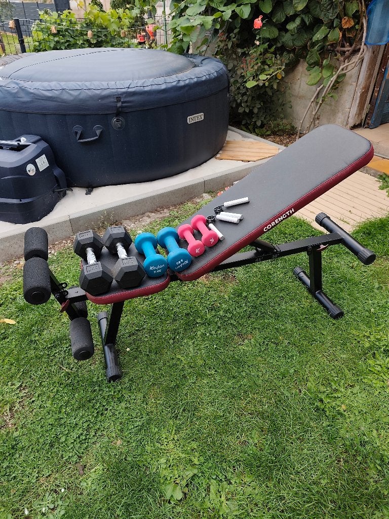 Banc de musculation, Sport en Fitness, Fitnessmaterialen, Ophalen, Zo goed als nieuw, Benen, Fitnessbank