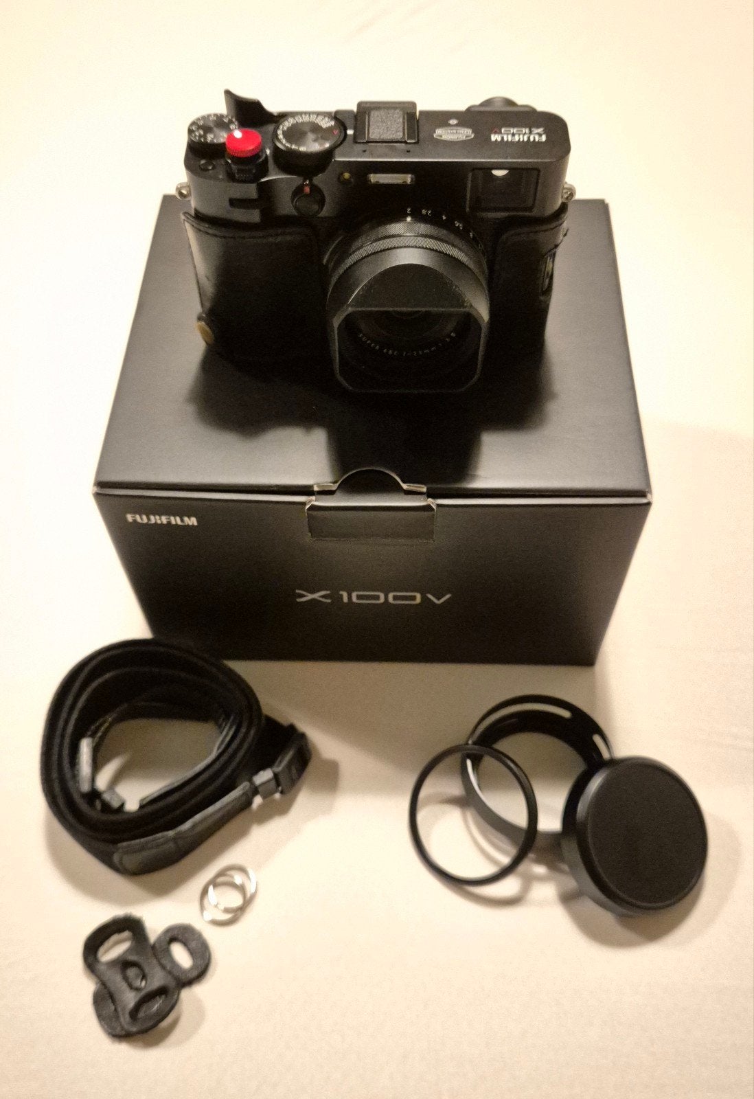 Fujifilm X100V, Ophalen, Zo goed als nieuw, Fujifilm, Bluetooth