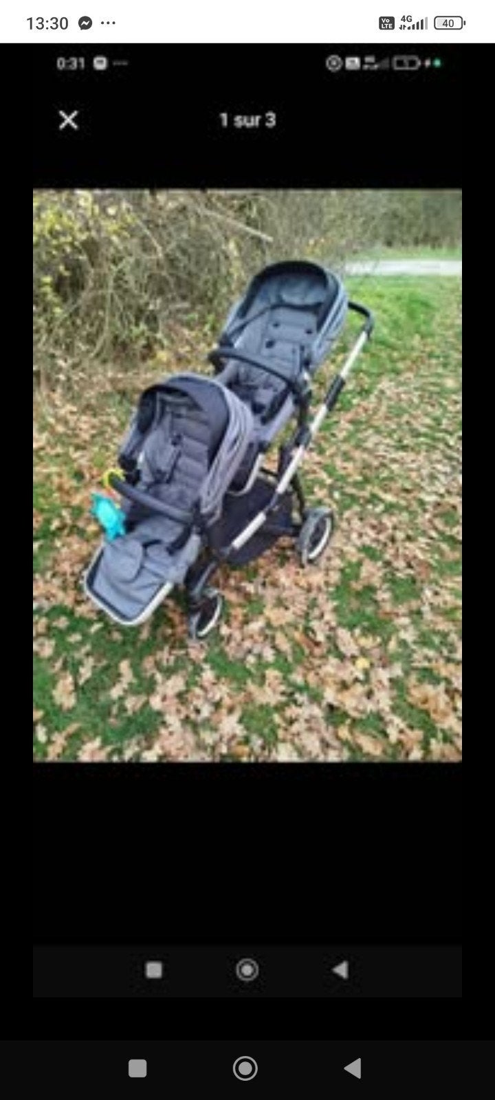 Pousette double, Kinderen en Baby's, Ophalen of Verzenden
