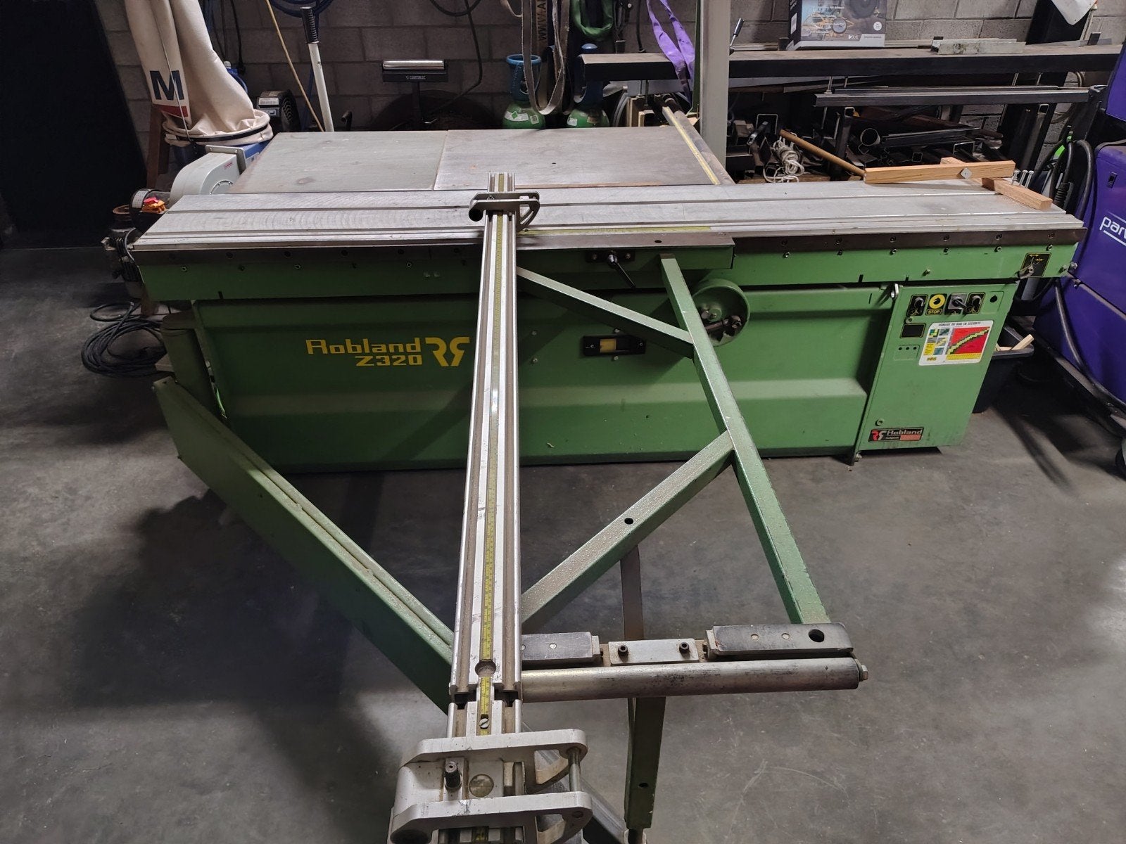 Paneelzaag robland z320, 70 mm ou plus, Robland, Enlèvement, Utilisé