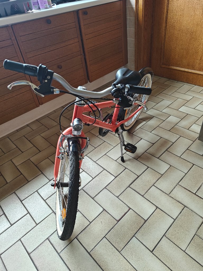 Mooie meisjesfiets 16 inch, Fietsen en Brommers, Velgrem, Versnellingen, Zo goed als nieuw, 16 inch