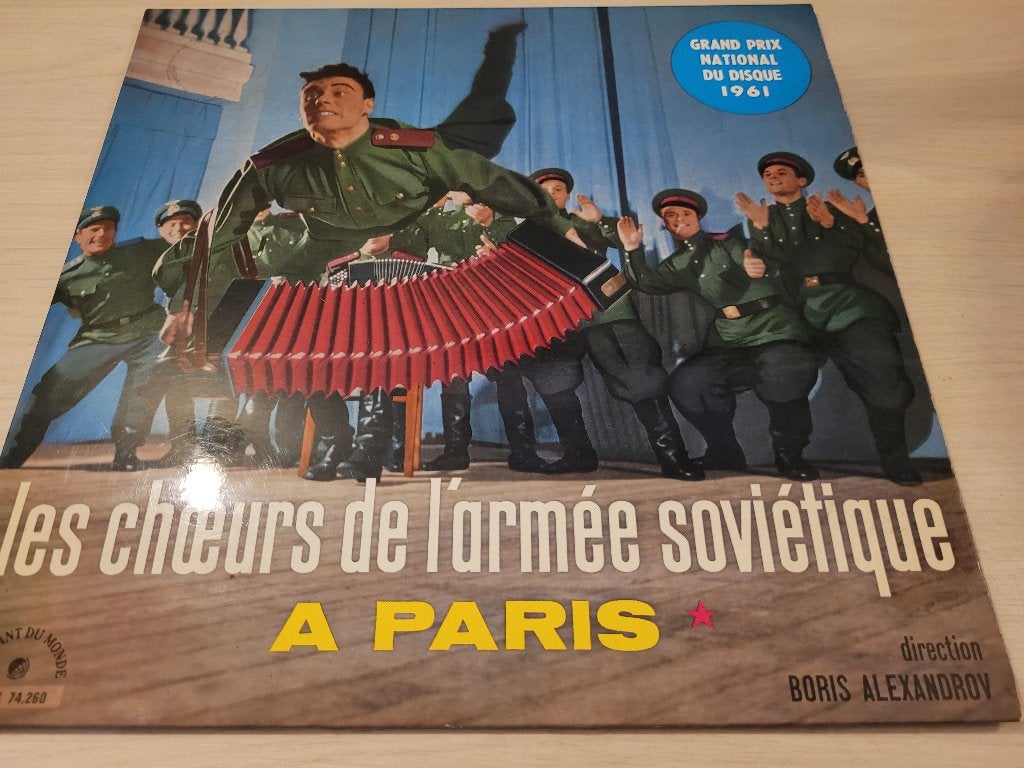 disque vinyl 33 tours les chœurs de l'armée soviétique, Enlèvement ou Envoi, Comme neuf, Balkanique