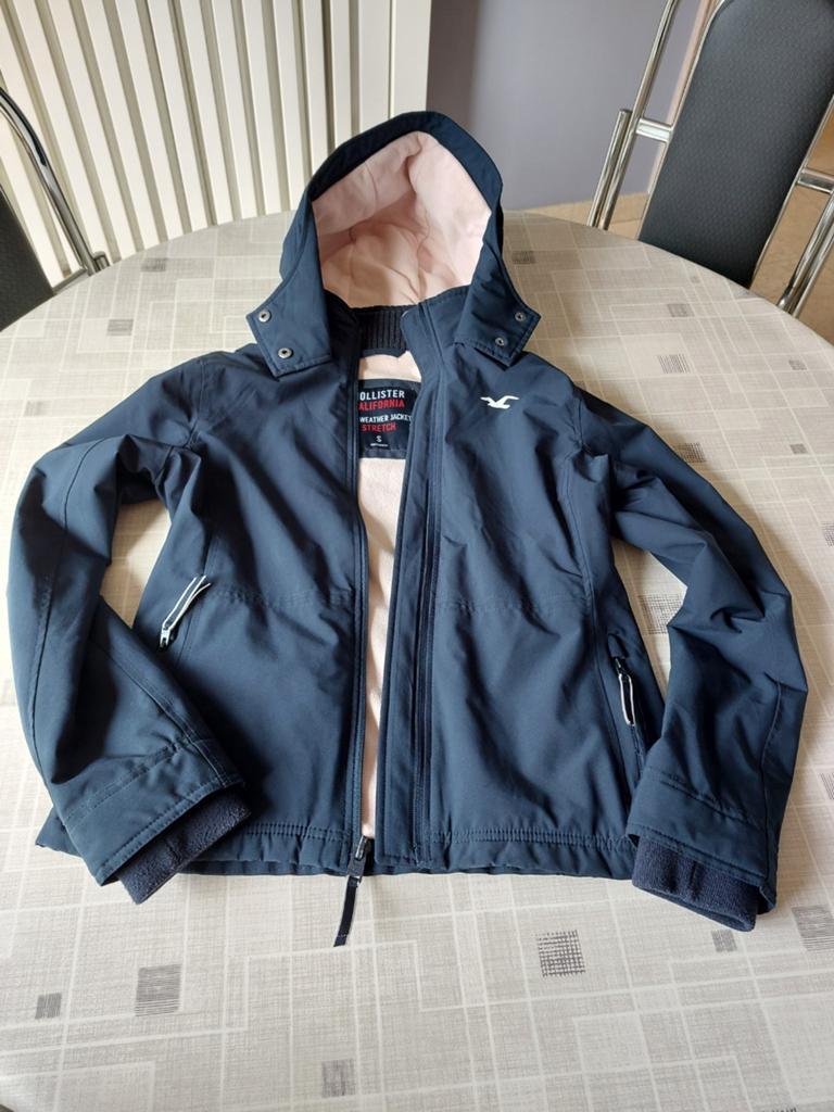 Donkerblauwe jas maat 176, Kinderen en Baby's, Kinderkleding | Maat 176, Ophalen, Zo goed als nieuw, Meisje, Jas