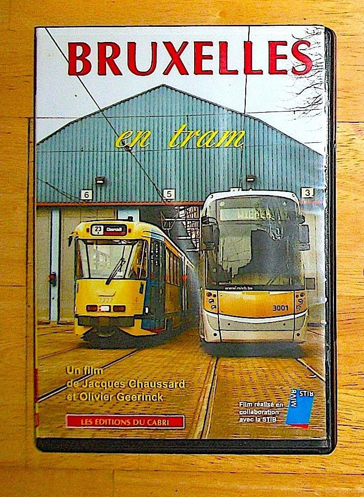 DVD Bruxelles en Tram - STIB, Enlèvement ou Envoi, Comme neuf, Tram, Autres types