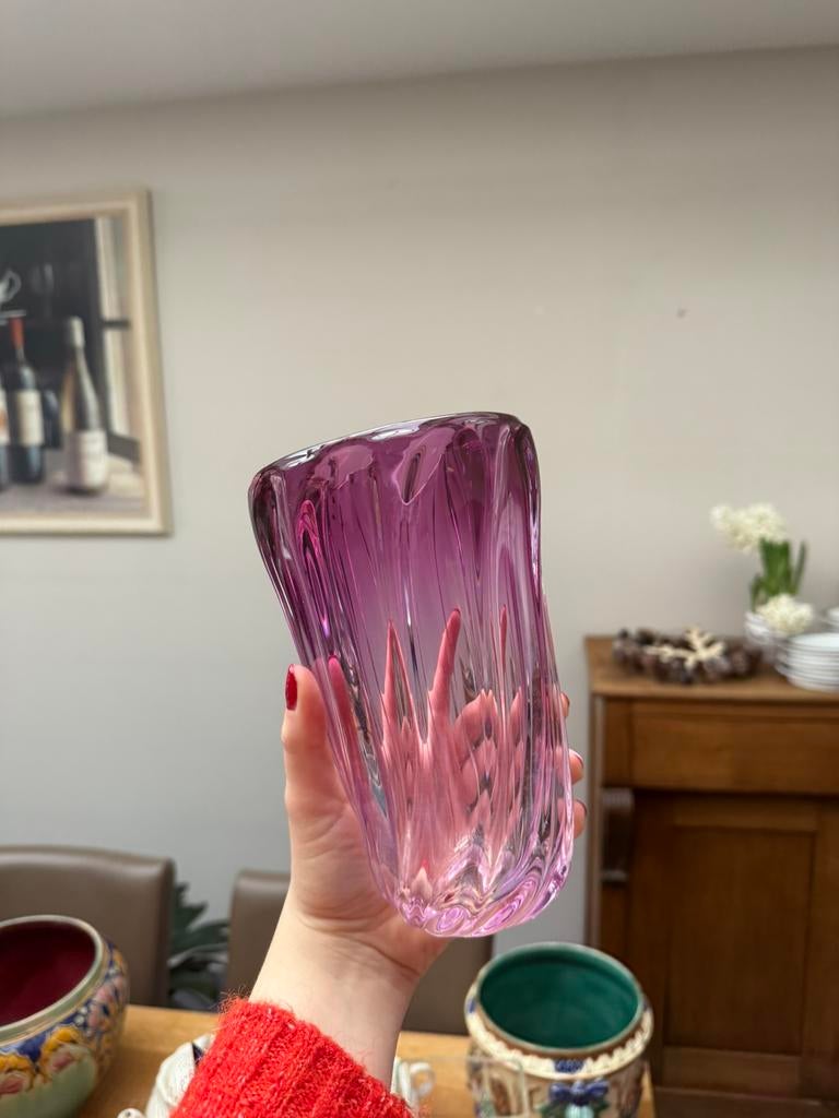 Vase, Val saint Lambert, Ophalen, Zo goed als nieuw