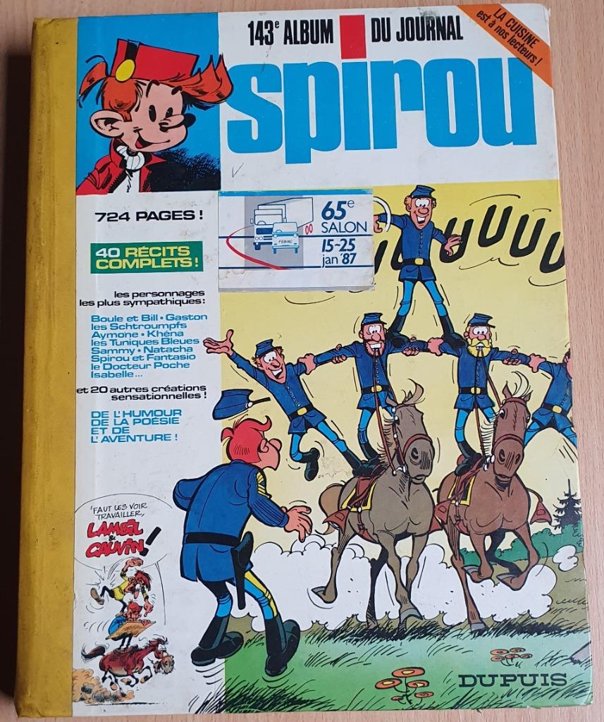 143. Spirou album du journal, Gelezen, Eén stripboek, Ophalen of Verzenden, Dupuis