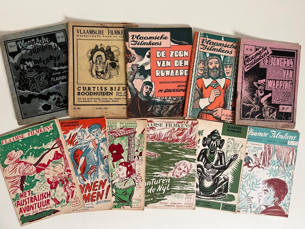 Vlaamsche Filmkens - complete reeks - 1931-1976, Envoi, John Flanders