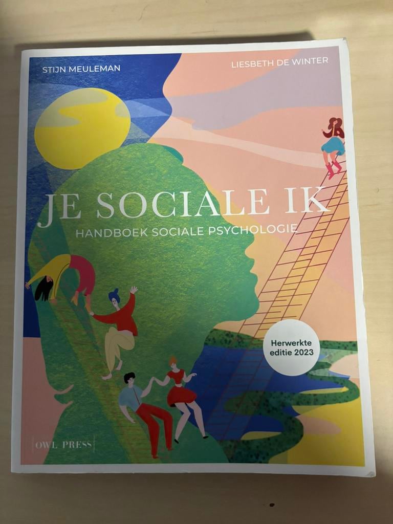 Liesbeth De Winter - Je sociale ik, Boeken, Psychologie, Zo goed als nieuw, Sociale psychologie, Ophalen
