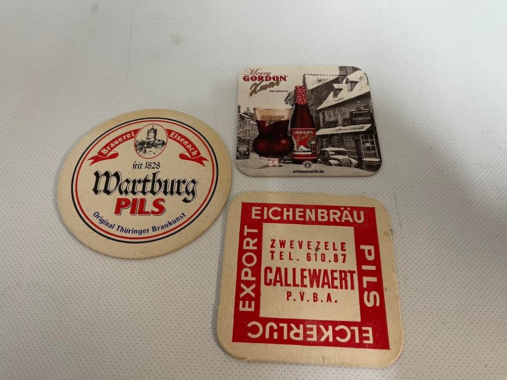 3x bierkaart callewaert gordon wartburg, Enlèvement