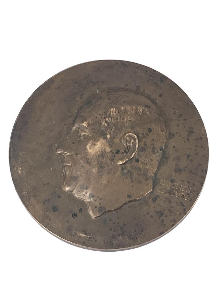 Bronzen medaille — Hommage aan dokter H. Brabant 1952-1975, Ophalen of Verzenden, Brons