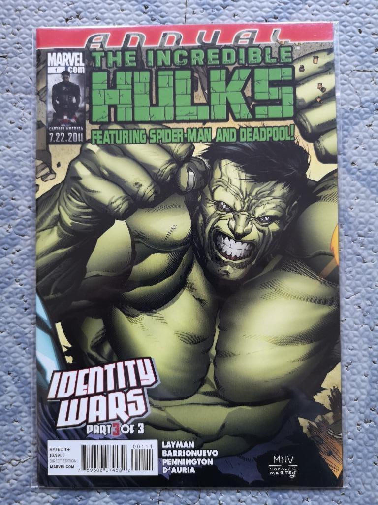the Incredible Hulk Annual #1 (2011) 1st Ghost Spider, Eén comic, Ophalen of Verzenden, Nieuw