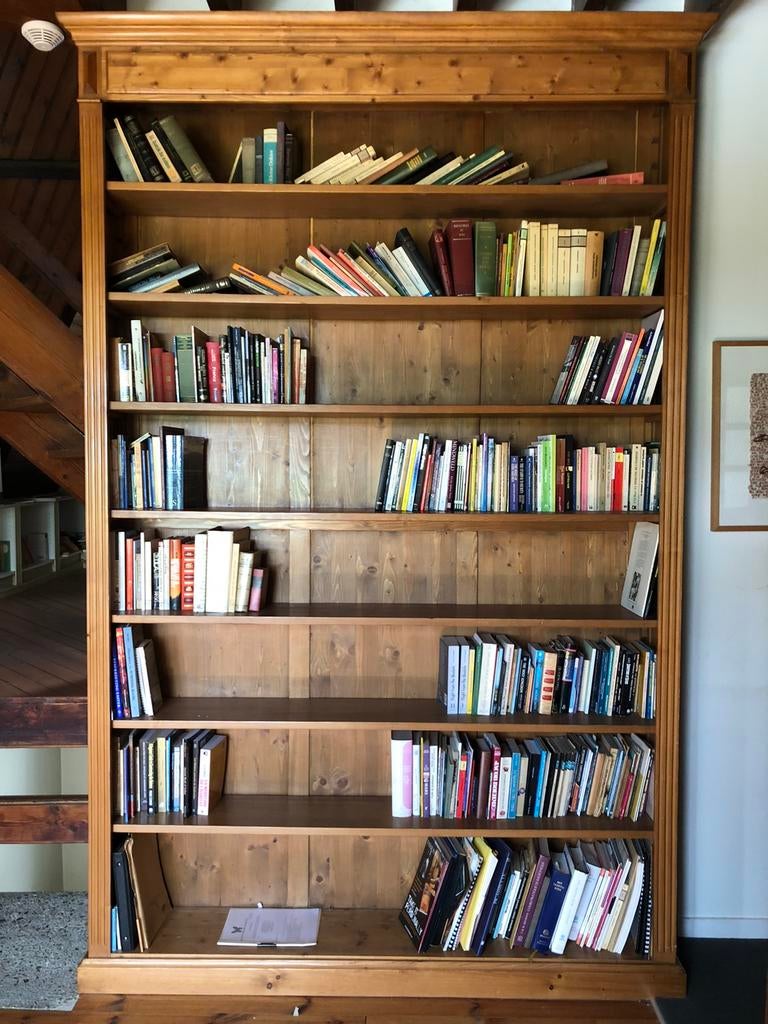 Boekenkast grote bibliotheekkast uit 1 stuk, Huis en Inrichting, Kasten | Boekenkasten, Ophalen, Met plank(en), 200 cm of meer