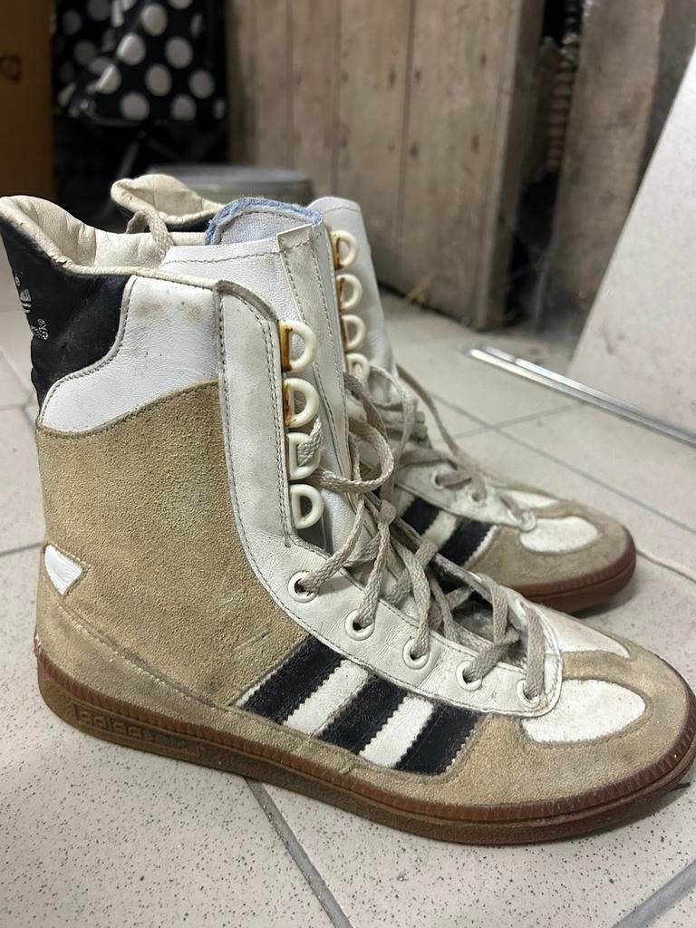Vintage Adidas Adimed Stabil schoenen maat 37, Ophalen of Verzenden, Gebruikt, Boksschoenen