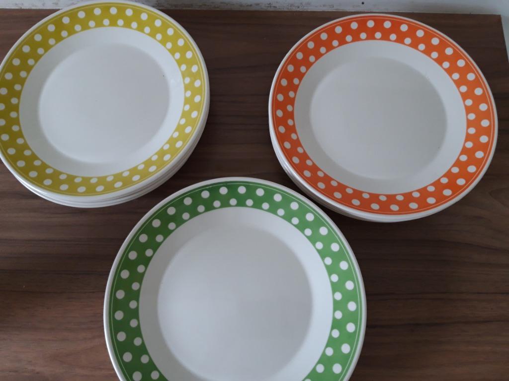 Servies Borden vintage tekening, Maison & Meubles, Cuisine | Vaisselle, Comme neuf, Assiettes(s), Autres styles, Poterie, Enlèvement
