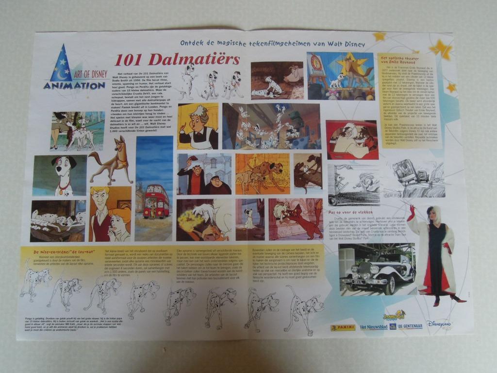 Verzameling sprookje 101 Dalmatiërs Panini Disneyland Jommek, Ophalen of Verzenden, Gelezen, Het Nieuwsblad