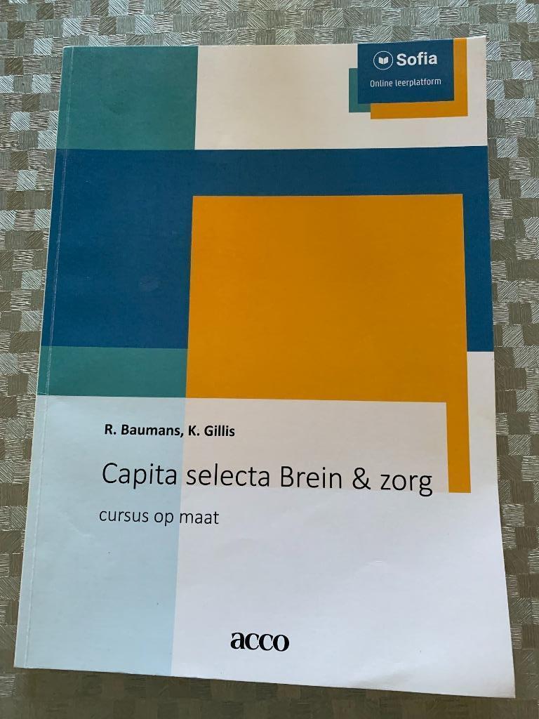 neurofysiologie : IK ?  - boek Capita selecta brein & zorg, Boeken, Ophalen of Verzenden, Nieuw, Geesteswetenschap