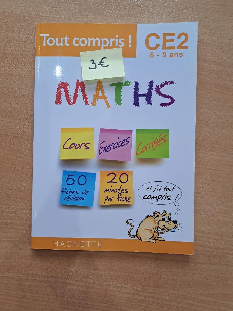 Tout compris ! CE2 - Manuel scolaire math, Livres, Livres scolaires, Neuf, Mathématiques A, Primaire, Enlèvement