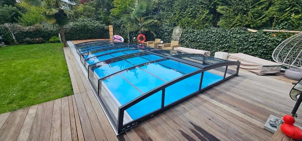 Zwembadoverdekking / pool cover 3,9x10,5x0,8 m , kleur DB703, Tuin en Terras, Ophalen of Verzenden, Nieuw, Overige typen