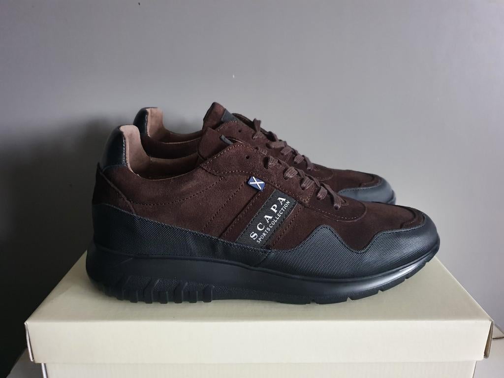 Nieuwe sneakers voor heren van Scapa maat 42, Bruin, Nieuw, Ophalen of Verzenden, Sneakers