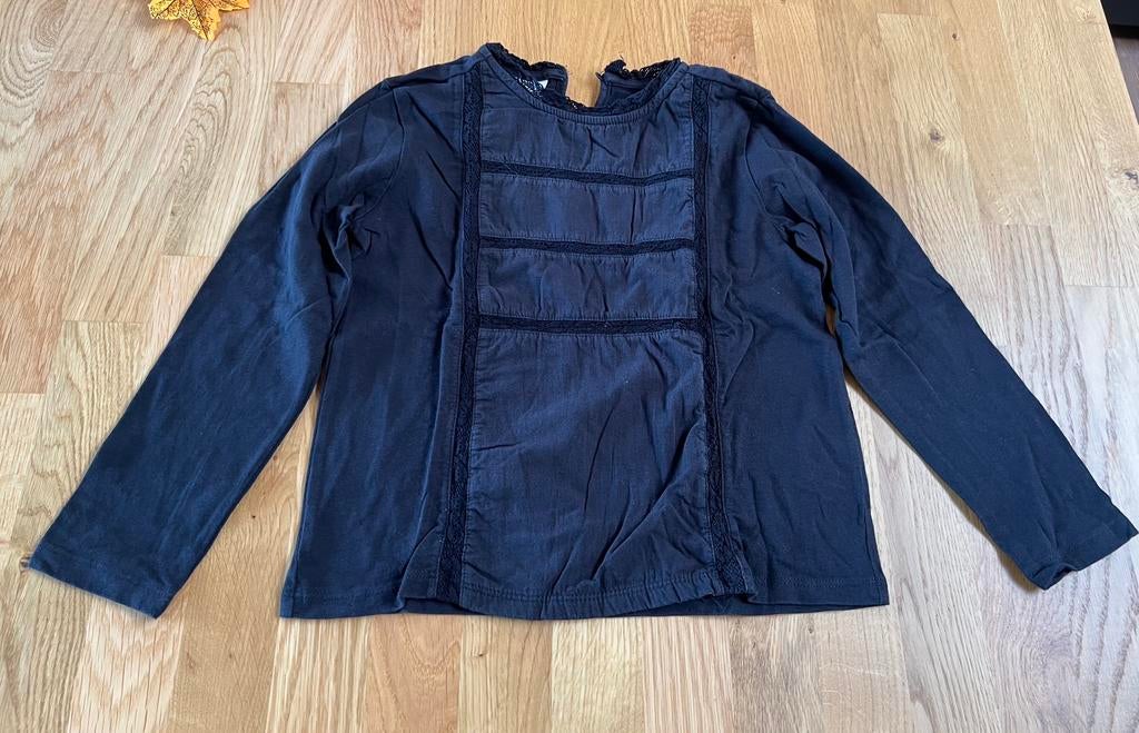 Blouse noire Zara t.122, Enfants & Bébés, Vêtements enfant | Taille 122, Enlèvement ou Envoi, Chemise ou À manches longues, Zara
