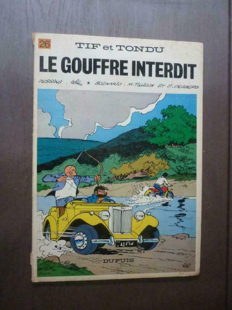 tif et tondu n 26 le gouffre interdit E O, Une BD, Enlèvement ou Envoi, Utilisé