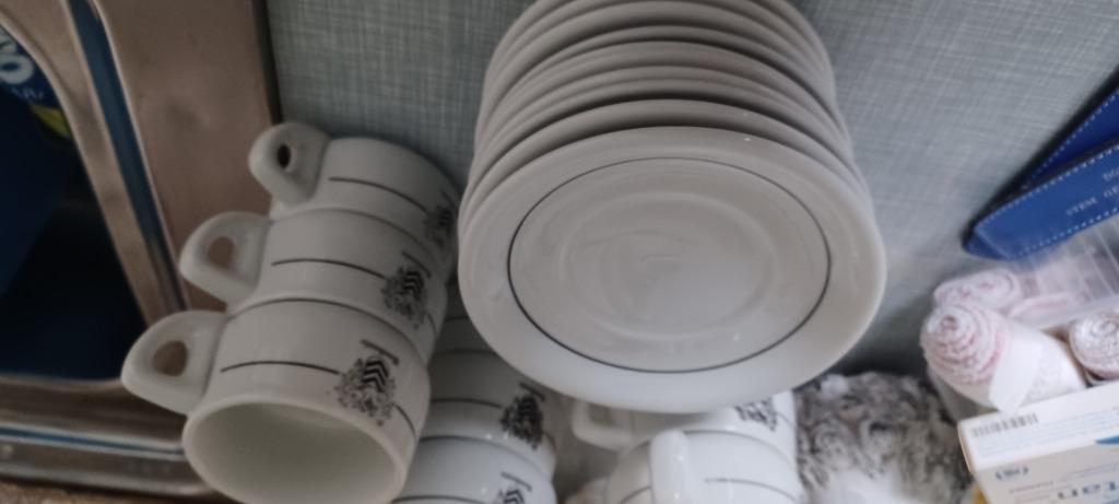 Sacs et soucoupes Rombouts, Enlèvement, Comme neuf, Porcelaine, Tasse et/ou soucoupe