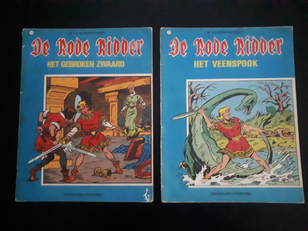 De Rode Ridder 5x blauwe reeks (SC), Meerdere stripboeken, Ophalen of Verzenden, Gelezen, Willy Vandersteen