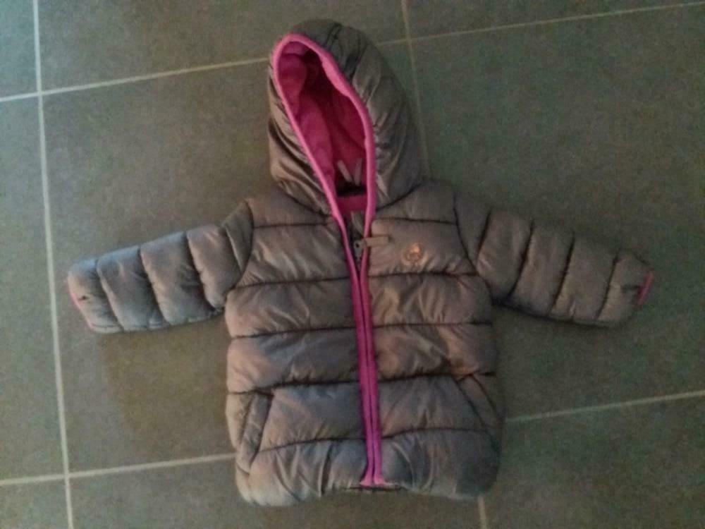 grijze winterjas meisjes - maat 68, Ophalen, Zo goed als nieuw