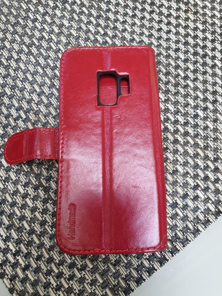 Lederen telefoonhoesje Samsung S9, Ophalen of Verzenden, Zo goed als nieuw
