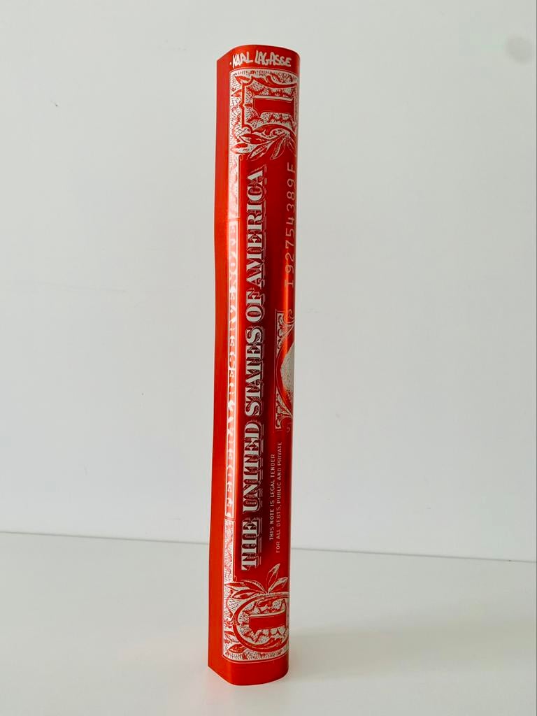 One Dollar Rolls Red USA - Karl Lagasse, Antiquités & Art, Art | Objets design, Enlèvement ou Envoi