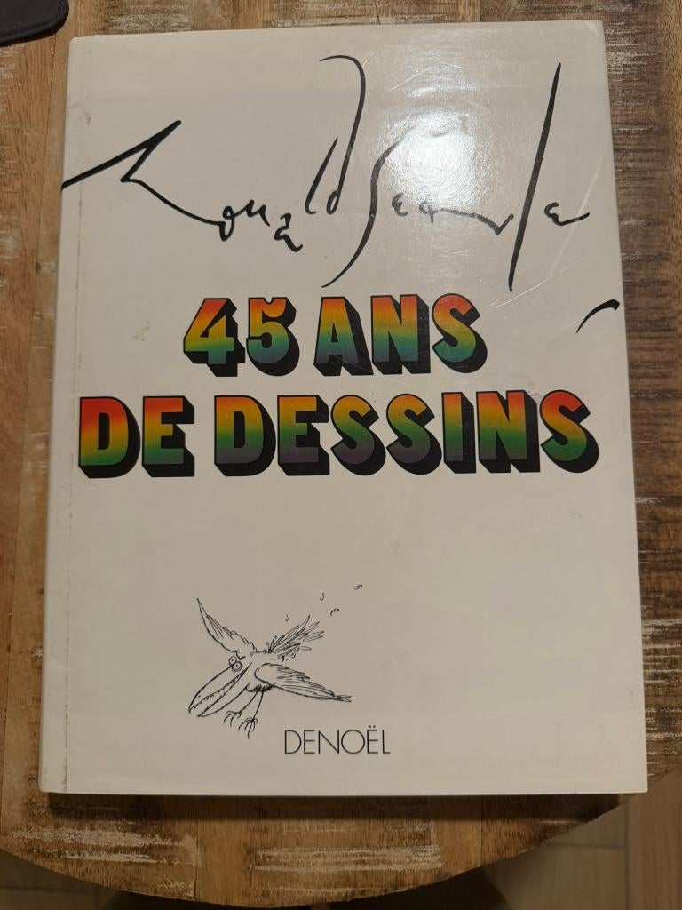 Ronald Searle 45 ans de dessins, Gelezen, Denoël, Ophalen of Verzenden, Schilder- en Tekenkunst